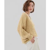 ラメローゲージVネックオーバーサイズニット【UR’S ユアーズ】 | titivate | 詳細画像3