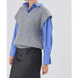 ラメVネックニットベスト【UR’S ユアーズ】 | titivate | 詳細画像13 