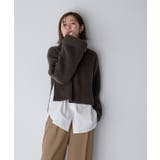 クルーネックダブルカフスワイドニット【UR’S ユアーズ】 | titivate | 詳細画像2 