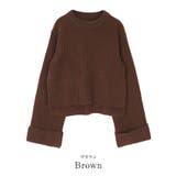 クルーネックダブルカフスワイドニット【UR’S ユアーズ】 | titivate | 詳細画像7 