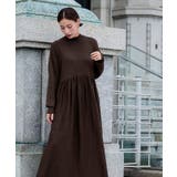 ハイネックウエストギャザーフレアニットワンピース【UR’S ユアーズ】 | titivate | 詳細画像18