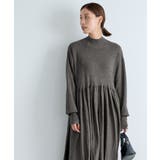 ハイネックウエストギャザーフレアニットワンピース【UR’S ユアーズ】 | titivate | 詳細画像20