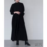 ハイネックウエストギャザーフレアニットワンピース【UR’S ユアーズ】 | titivate | 詳細画像2