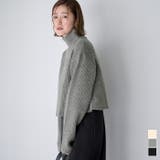 ハイネッククロップドフレアリブニット【UR’S ユアーズ】 | titivate | 詳細画像1 