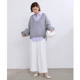 透かし編みVネックプルオーバー【UR’S ユアーズ】 | titivate | 詳細画像14