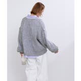 透かし編みVネックプルオーバー【UR’S ユアーズ】 | titivate | 詳細画像3