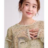 カットメッシュクロップドニット【UR’S ユアーズ】 | titivate | 詳細画像10 