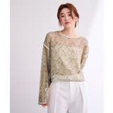カットメッシュクロップドニット【UR’S ユアーズ】 | titivate | 詳細画像20 