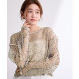 カットメッシュクロップドニット【UR’S ユアーズ】 | titivate | 詳細画像2 