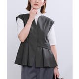 ペプラムジレ/ベスト【UR’S ユアーズ】 | titivate | 詳細画像4