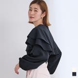 レイヤードケープブラウス【UR’S ユアーズ】 | titivate | 詳細画像1