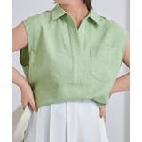 リネンライクフレンチスリーブスキッパーブラウス【UR’S ユアーズ】 | titivate | 詳細画像16 