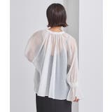 フレアスリーブスキッパーシアーブラウス【UR’S ユアーズ】 | titivate | 詳細画像29