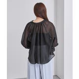 フレアスリーブスキッパーシアーブラウス【UR’S ユアーズ】 | titivate | 詳細画像34