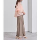 フレアスリーブスキッパーシアーブラウス【UR’S ユアーズ】 | titivate | 詳細画像14