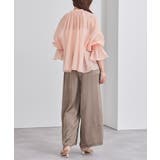 フレアスリーブスキッパーシアーブラウス【UR’S ユアーズ】 | titivate | 詳細画像15