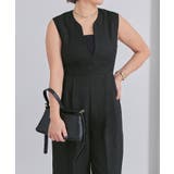 リネンライクディープハートネックオールインワン【UR’S ユアーズ】 | titivate | 詳細画像8 