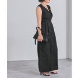 リネンライクディープハートネックオールインワン【UR’S ユアーズ】 | titivate | 詳細画像10 