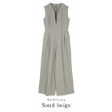 リネンライクディープハートネックオールインワン【UR’S ユアーズ】 | titivate | 詳細画像13 