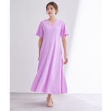 Vネックフィットアンドフレアワンピース【UR’S ユアーズ】 | titivate | 詳細画像14 