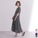 Vネックフィットアンドフレアワンピース【UR’S ユアーズ】 | titivate | 詳細画像1 