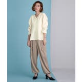 シャーリングデザインスリーブVネックブラウス【UR’S ユアーズ】 | titivate | 詳細画像10 