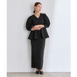 パフスリーブペプラムニットプルオーバー【UR’S ユアーズ】 | titivate | 詳細画像14 