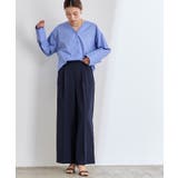 ワイドカフスVネックシャツブラウス【UR’S ユアーズ】 | titivate | 詳細画像9 