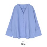 ワイドカフスVネックシャツブラウス【UR’S ユアーズ】 | titivate | 詳細画像11 