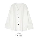 ワイドカフスVネックシャツブラウス【UR’S ユアーズ】 | titivate | 詳細画像13 