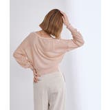 Vネックシアーラメリブニット【UR’S ユアーズ】 | titivate | 詳細画像7