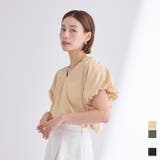 バルーンデザインキーネックブラウス【UR’S ユアーズ】 | titivate | 詳細画像1 