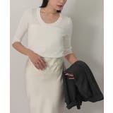 Uネックリブニット【UR’S ユアーズ】 | titivate | 詳細画像5 