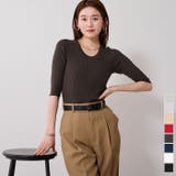 Uネックリブニット【UR’S ユアーズ】 | titivate | 詳細画像1 