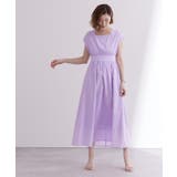 スクエアネックハイウエストフレンチスリーブワンピース【UR’S ユアーズ】 | titivate | 詳細画像24 