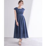 スクエアネックハイウエストフレンチスリーブワンピース【UR’S ユアーズ】 | titivate | 詳細画像33 