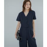 Vネックセンタープレスオールインワン【UR’S ユアーズ】 | titivate | 詳細画像12 