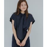 バンドカラーデザインボウタイオーバーサイズブラウス【UR’S ユアーズ】 | titivate | 詳細画像22