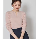 チクチクしないウールブレンドキーネックリブニット【UR’S ユアーズ】 | titivate | 詳細画像8 