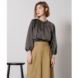 サテンラグランスリーブブラウス【UR’S ユアーズ】 | titivate | 詳細画像3