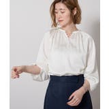 サテンラグランスリーブブラウス【UR’S ユアーズ】 | titivate | 詳細画像5