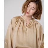 サテンラグランスリーブブラウス【UR’S ユアーズ】 | titivate | 詳細画像9