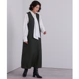 ソフトツイルディープVネックIラインワンピース【UR’S ユアーズ】 | titivate | 詳細画像14