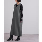 ソフトツイルディープVネックIラインワンピース【UR’S ユアーズ】 | titivate | 詳細画像19