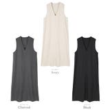 ソフトツイルディープVネックIラインワンピース【UR’S ユアーズ】 | titivate | 詳細画像11