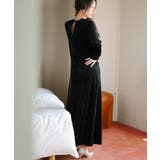 バックリボンフィットアンドフレアベロアワンピース【UR’S ユアーズ】 | titivate | 詳細画像14 