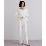 Vネックトップス×パンツ/ボンディングセットアップ【UR’S ユアーズ】 | titivate | 詳細画像22 