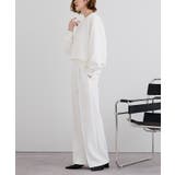 Vネックトップス×パンツ/ボンディングセットアップ【UR’S ユアーズ】 | titivate | 詳細画像25 