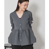 前後2wayペプラムニットトップス【UR’S ユアーズ】 | titivate | 詳細画像13 