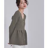 前後2wayペプラムニットトップス【UR’S ユアーズ】 | titivate | 詳細画像19 